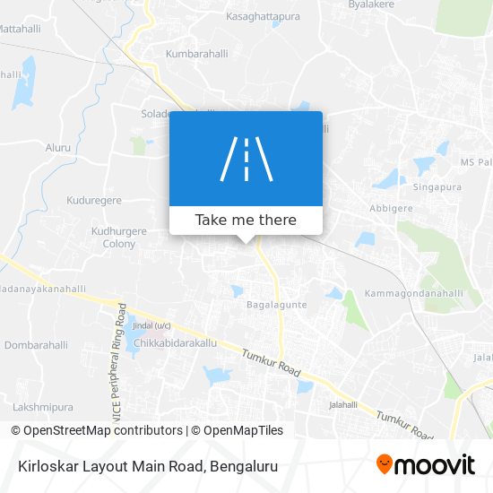 Kirloskar Layout Main Road map