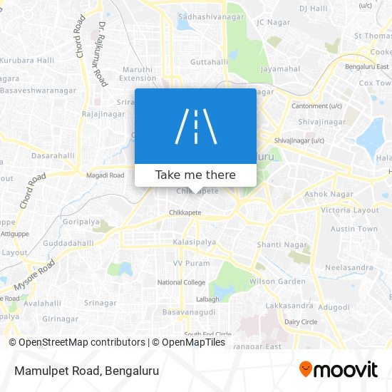 Mamulpet Road map