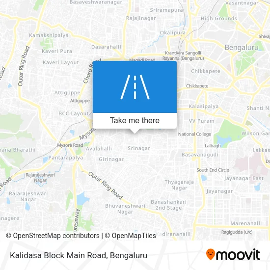 Kalidasa Block Main Road map
