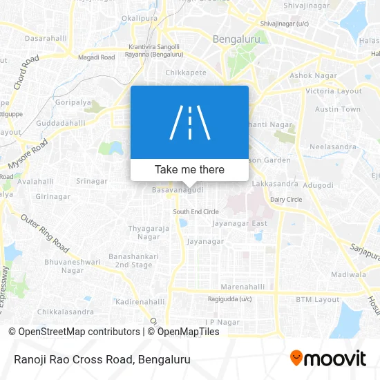 Ranoji Rao Cross Road map