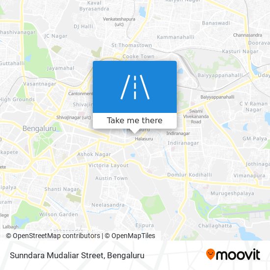 Sunndara Mudaliar Street map
