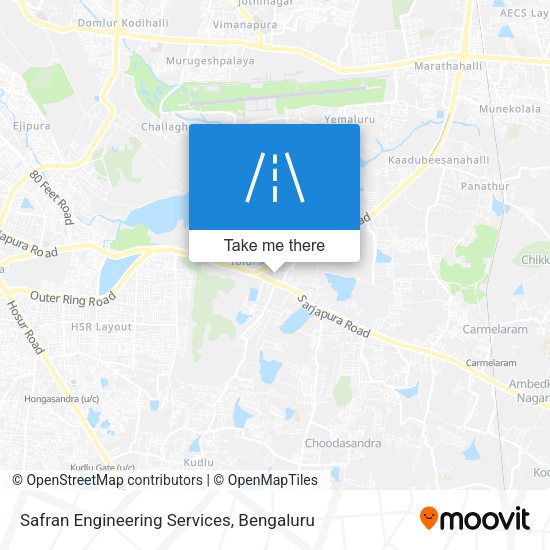 Safran Engineering Services map