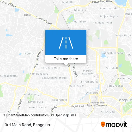 3rd Main Road map