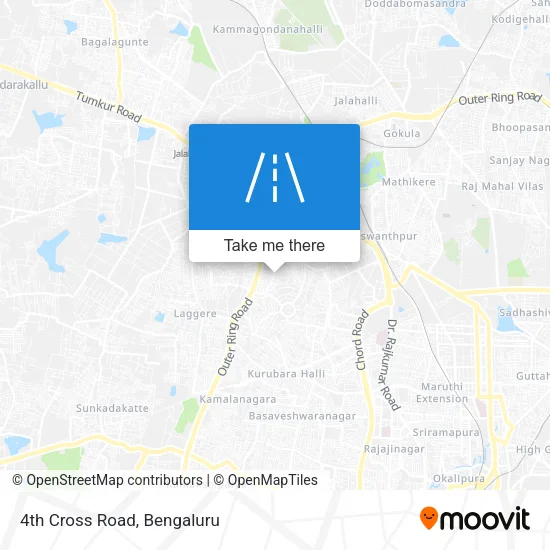 4th Cross Road map