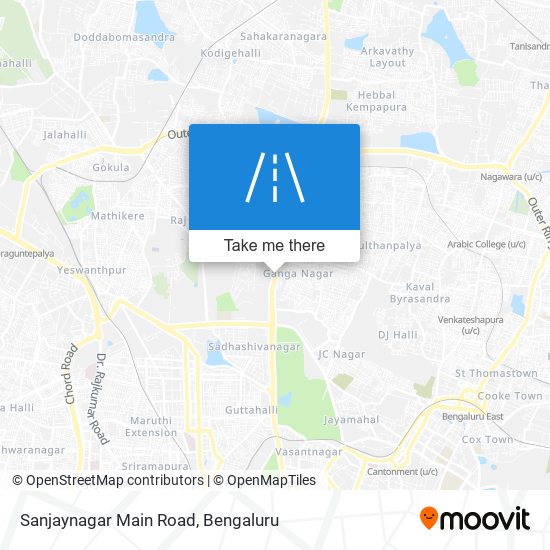 Sanjaynagar Main Road map