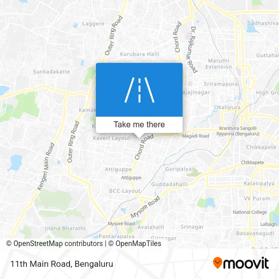 11th Main Road map