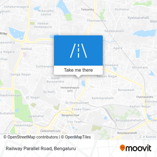 Railway Parallel Road map