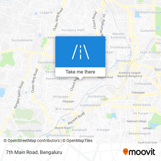 7th Main Road map