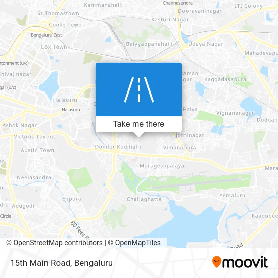 15th Main Road map