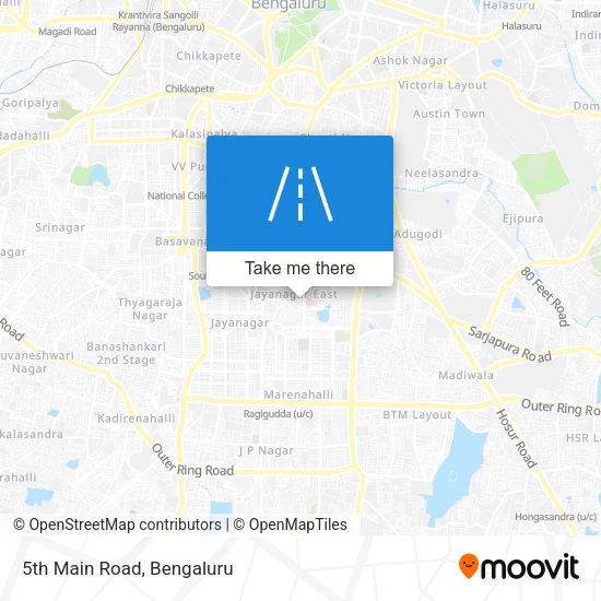 5th Main Road map
