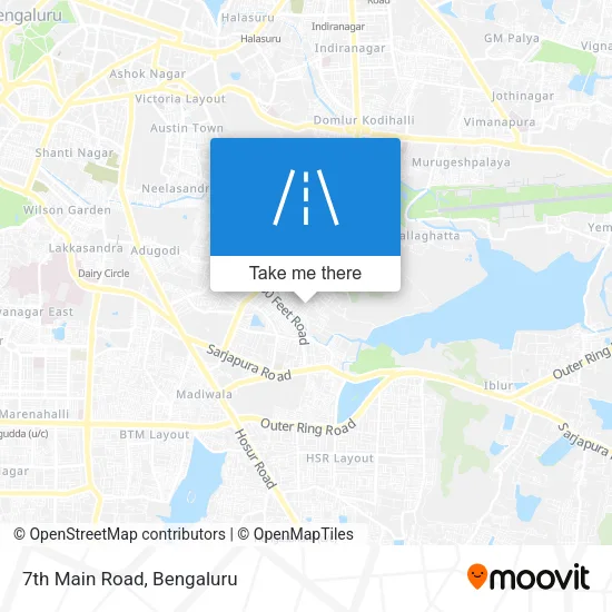 7th Main Road map