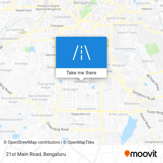 21st Main Road map