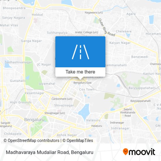 Madhavaraya Mudaliar Road map