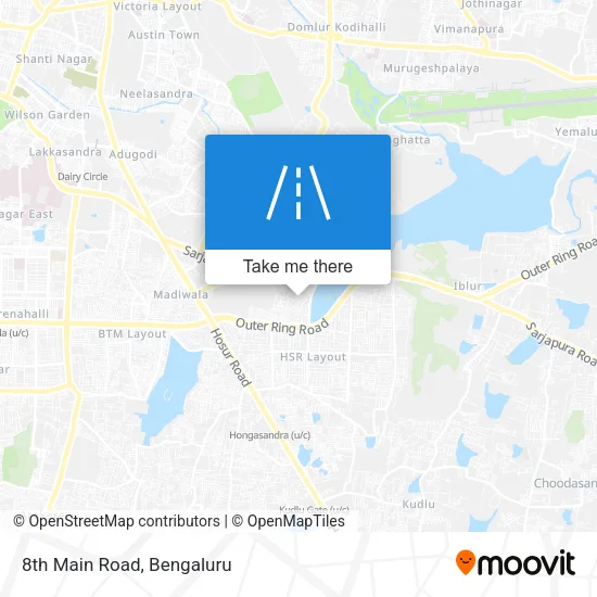 8th Main Road map