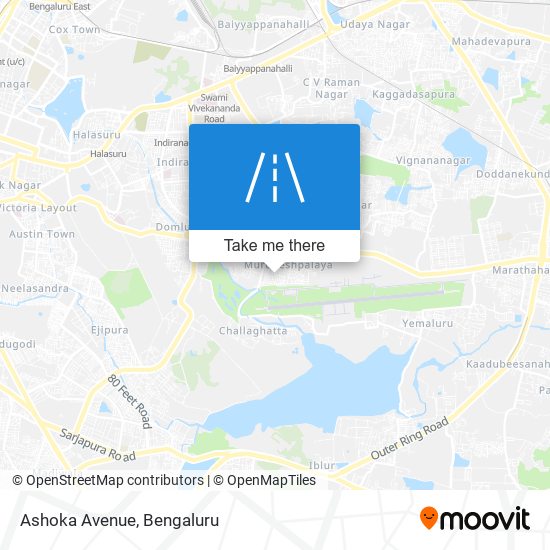 Ashoka Avenue map