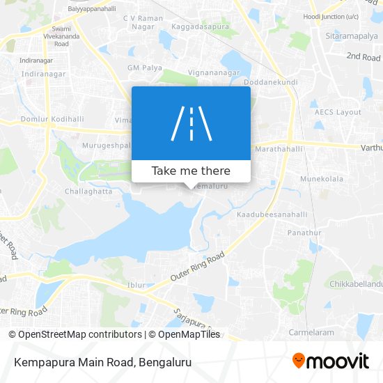 Kempapura Main Road map