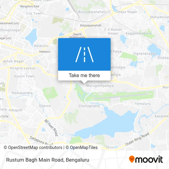 Rustum Bagh Main Road map