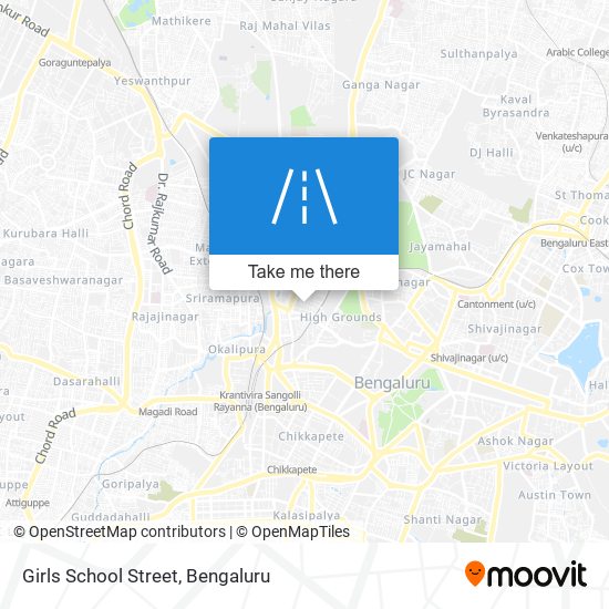 Girls School Street map