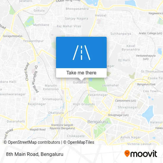 8th Main Road map