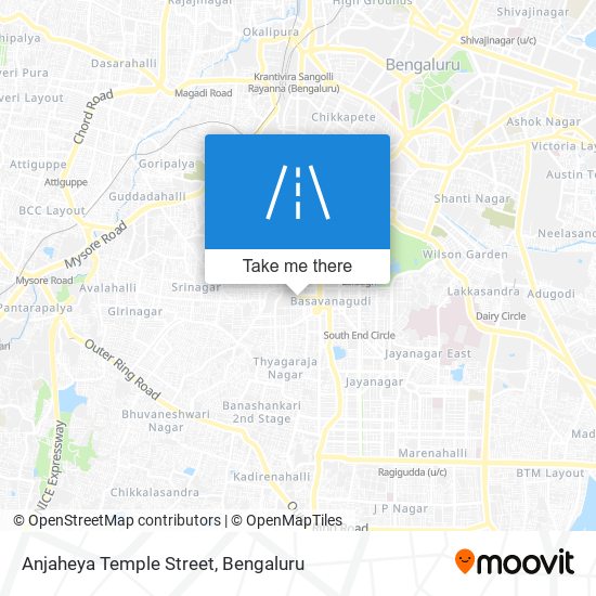 Anjaheya Temple Street map