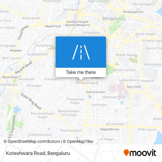 Koteshwara Road map