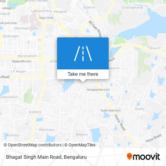 Bhagat Singh Main Road map