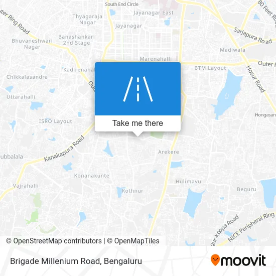 Brigade Millenium Road map