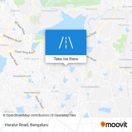 Haralur Road map