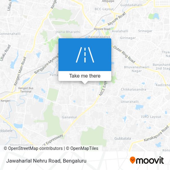 Jawaharlal Nehru Road map