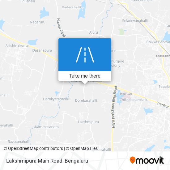 Lakshmipura Main Road map