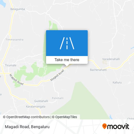 Magadi Road map