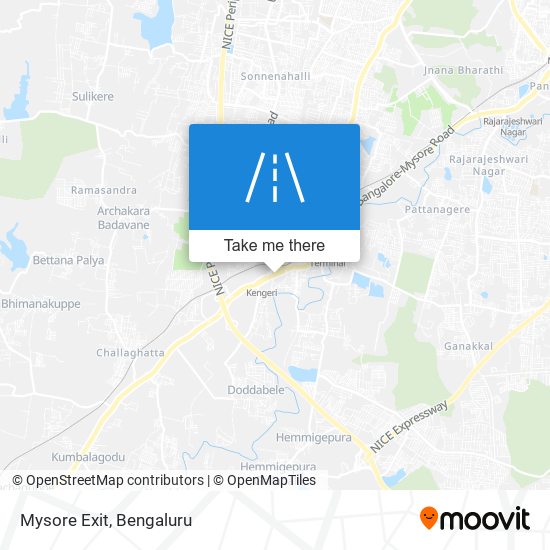 Mysore Exit map