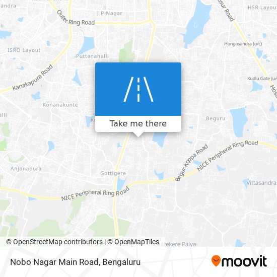 Nobo Nagar Main Road map