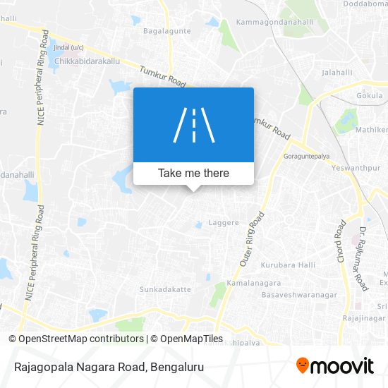 Rajagopala Nagara Road map