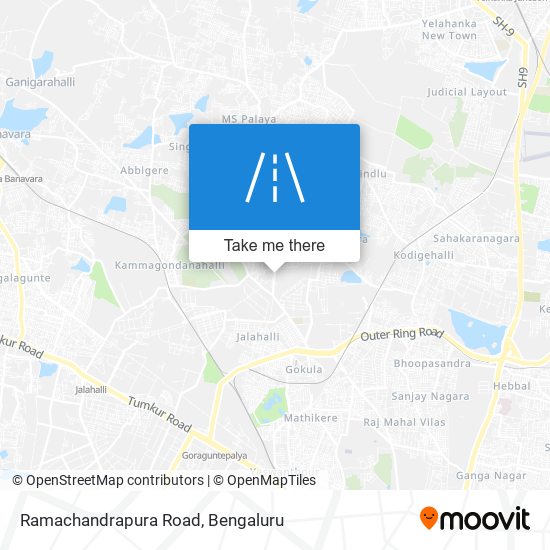 Ramachandrapura Road map