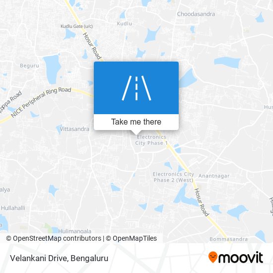 Velankani Drive map