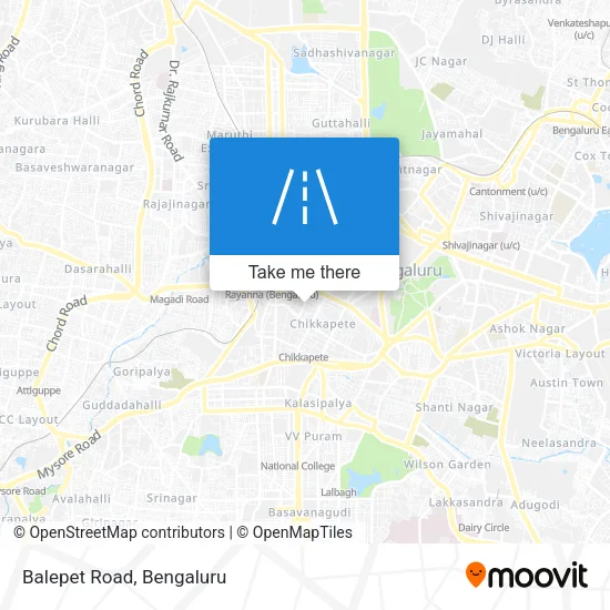 Balepet Road map