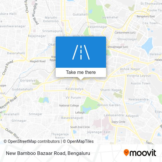 New Bamboo Bazaar Road map