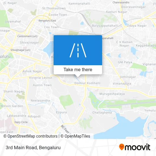 3rd Main Road map
