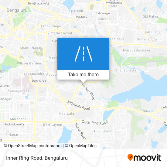 Inner Ring Road map
