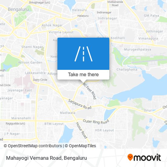 Mahayogi Vemana Road map