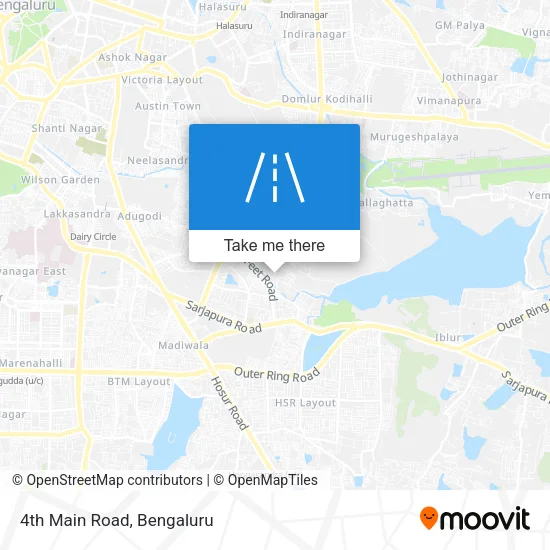 4th Main Road map
