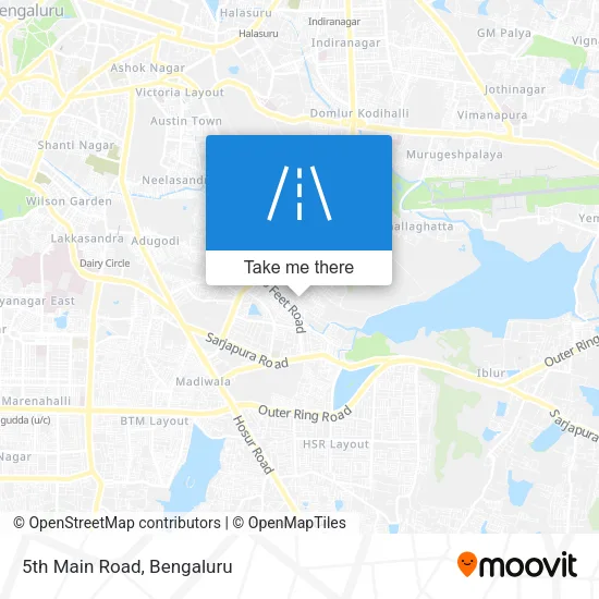 5th Main Road map