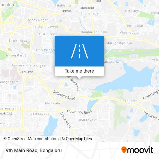 9th Main Road map