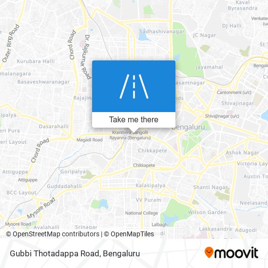Gubbi Thotadappa Road map