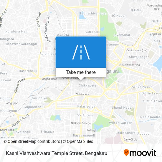 Kashi Vishveshwara Temple Street map