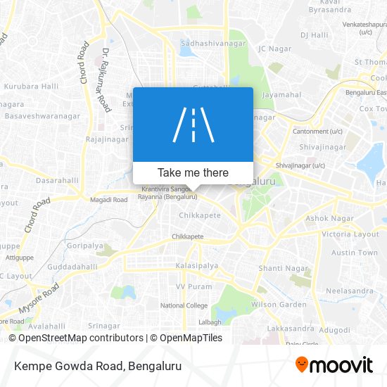 Kempe Gowda Road map