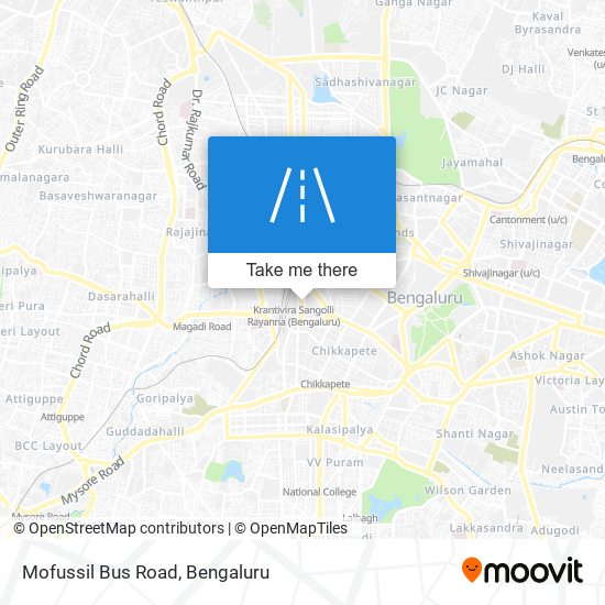 Mofussil Bus Road map