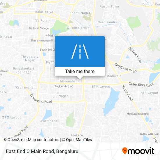 East End C Main Road map