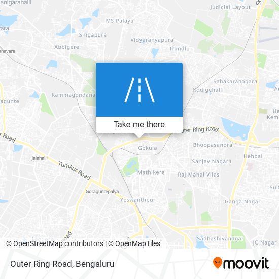 Outer Ring Road map